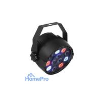 Disco prožektors Eurolite 42110192 LED 12 lampas DMX Melns