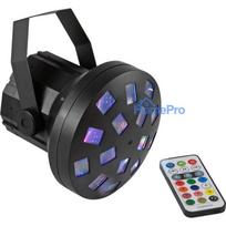 LED efekta gaisma EUROLITE Mini Z-20 USB — 7 krāsas, kompakta USB barota skatuves lampa