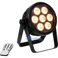 LED prožektors EUROLITE 7C-7 Silent Slim 7W RGB — 7W RGB LED apgaismes ierīce