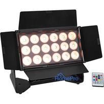 EUROLITE AKKU Multiflood IP 18x10W RGBW Wash CRMX IP65 LED skatuves prožektors