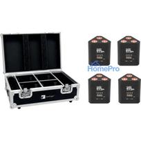 EUROLITE komplekts 4x AKKU TL-3 QCL RGB+UV Trusslight + koferis ar uzlādes funkciju 20000854