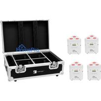 EUROLITE komplekts 4x AKKU TL-3 TCL balti + uzlādes koferis 20000650