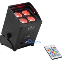 EUROLITE AKKU IP UP-4 Plus HCL Spot CRMX MK2 IP65 4x10W RGBWA / UV akumulatora prožektors 13,5h