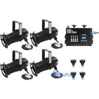 EUROLITE komplekts 4x PAR-20 Spot sw dim2warm + EDX-4 DMX RDM LED-Dimmerpack (20000695)