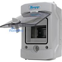 HEINRICH KOPP 353844003 sadales kārba, IP54, 7 kabeļu ievadi, pelēka