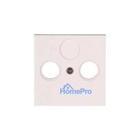Heinrich Kopp Antenna Socket End Socket Flush-mounted White 2 Outputs TV / FM