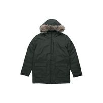 Adidas Xploric Parka Windproof Warm Hooded Cotton Jacket Men Outerwear Gray-Green DZ1432 XL black