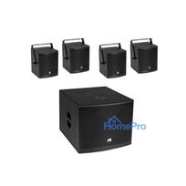 Skaļruņu komplekts Omnitronic 20000757 Melns Vadu & Bezvadu 130 W
