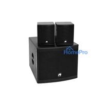 Skaļruņu komplekts Omnitronic 20000727 Melns Vadu 130 W