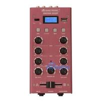 Mini mikseris Omnitronic GNOME-202P, 2 kanālu kompakts mikseris ar 3 joslu ekvalaizeri
