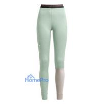 Ortovox 185 Rock N Wool Long Pants Women's Base Layer Leggings - Green Acid, Size M