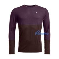 Ortovox 185 Rock N Wool Long Sleeve - Dark Wild Berry, Size L