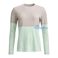 Ortovox 185 Rock N Wool Long Sleeve Women's Base Layer - White Tea - XS
