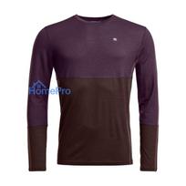 Ortovox 185 Rock N Wool Long Sleeve - Dark Wild Berry, XL