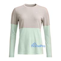 Ortovox 185 Rock N Wool Long Sleeve Sieviešu Termokrekls - White Tea, Izmērs M
