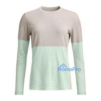 Ortovox 185 Rock N Wool Long Sleeve Women's Thermal Shirt - White Tea, Size L