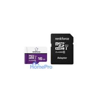 Renkforce RF-mSDC-16GB microSDHC atmiņas karte 16GB Class 10 UHS-I U1 ar SD adapteri RF-7577908