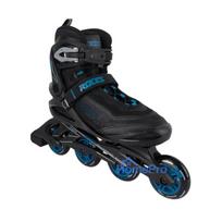 Roces Icon X Inline Slidošanas Skritules Melns Zils 45. izmērs