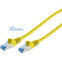 Patchkabel CAT6a RJ45 S / FTP PiMF 5m Gelb