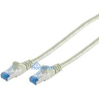 Patchkabel CAT6a RJ45 S / FTP PiMF 15m Grau