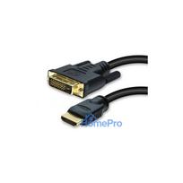 DVI-D 24+1 HDMI (ST-ST) 1m Adapterkabel Schwarz