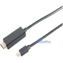 Mini DisplayPort 1.2 HDMI (ST-ST) 1m Adapterkabel Black