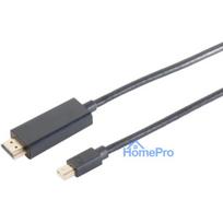Mini DisplayPort 1.2 HDMI (ST-ST) 2m Adapterkabel Schwarz