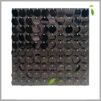 Blizgučių Sienų Dekoras Skaidrus Tinklelio Panelės Stovas Fonui Šventės Gimtadienio Blizgantis Fonas Vestuvių Ekranas 3D 30x30cm black