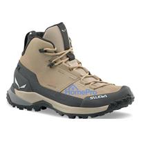Salewa Puez Leather Mid PTX Sieviešu pārgājienu apavi Quicksand / Onyx 36.5 izmērs