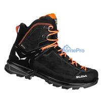 Salewa Men's MTN Trainer 2 Mid GTX pārgājienu zābaki - Onyx / Melns - UK 12