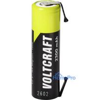 VOLTCRAFT AA akumulators NiMH 1,2V 2300mAh High-Current ar U lodēšanas izvadu, gatavs lietošanai, 1 gab. VC-17666045