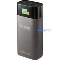VOLTCRAFT VC-PBP3011PS Power Bank 40000 mAh USB PD 3.0 LiPo sudraba (matēta) ar statusa displeju (VC-17331275)