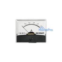 Voltcraft AM-60X46 / 1A / DC uzstādāmais mērinstruments, 1 A, kustīgās spoles ampērmetrs
