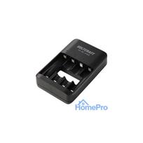 Voltcraft VC-BC-4100 apaļo elementu lādētājs NiMH NiZn Li-Ion AA AAA USB-C 4 ligzdas