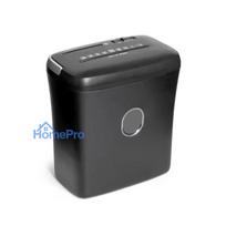 WALLNER Shredder XD1012 CD Cross-Cut Paper Shredder, 6 Sheets, 10 L, Black