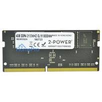2-Power 4GB DDR4 2133MHz CL15 SODIMM Atmiņa, 4GB, 1 x 4GB, DDR4, 2133 MHz, 260-pin SO-DIMM, Pelēka