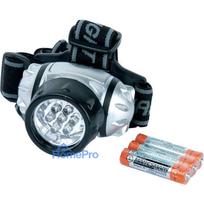 BRÜDER MANNESMANN LED galvas lukturis, pagriežams, ar 7 LED, 3 spilgtuma līmeņi, 1 gab. (M30640)