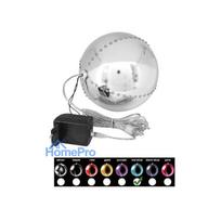 EUROPALMS LED sniega bumba 15cm, ledus zilā 83501241