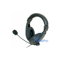 Exertis Connect Over-Ear vadu austiņas ar mikrofonu - melnas (059203)