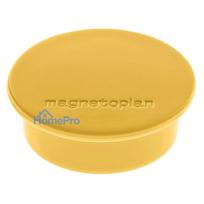 Magnetoplan Discofix apaļais magnēts dzeltens, cieta ferīta kodols, 2,2 kg turēšanas spēks 1662002