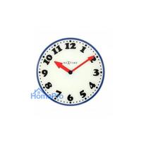 NeXtime sienas pulkstenis 8151 Boy, Ø43 cm, Balts / Zils / Melns / Sarkans