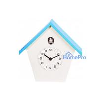 NeXtime Birdy sienas pulkstenis 3108bl, 24.5x25.5x9.8 cm, zils / balts