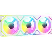 OCYPUS Gamma F36 ARGB White Reverse 360mm AIO šķidruma CPU dzesētājs