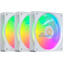 OCYPUS Gamma F12 Elite ARGB balti reversie 120 mm PWM korpusa ventilatori, 3 gab.