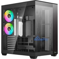 Ocypus Delta C74 ARGB melns mid-tower korpuss ar panorāmas stiklu