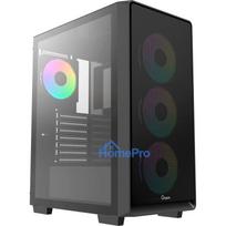 Ocypus Gamma C60 ARGB Mid-Tower datora korpuss - rūdīts stikls, melns