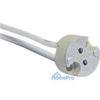 OMNILUX G-6.35 lampas ligzda, keramiska, silikona vadi, 250V / 100W, balta 9450012C