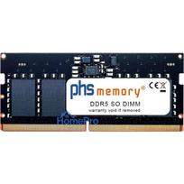 PHS-memory 8GB DDR5 SO-DIMM 5600MHz PC5-44800S Non-ECC Unbuffered Laptop RAM for Asus VivoBook D1502XA-BQ027 SP621595
