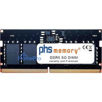 PHS-memory 8GB DDR5 SO-DIMM 4800MHz PC5-38400S Non-ECC Unbuffered atmiņa Asus TUF Gaming FA607NU-R5085 (SP621553)