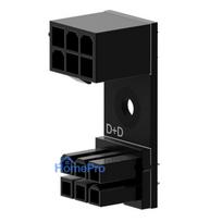 6-Pin PCIe 180° Adapteris D+D Singularity SC‑A‑PCIE6‑DD GPU / PCIe barošanas savienojumam
